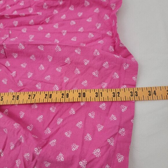 ORIGINAL STEINDL Womens 32 Dress German Dirndl PINK White Floral Oktoberfest - Picture 16 of 16